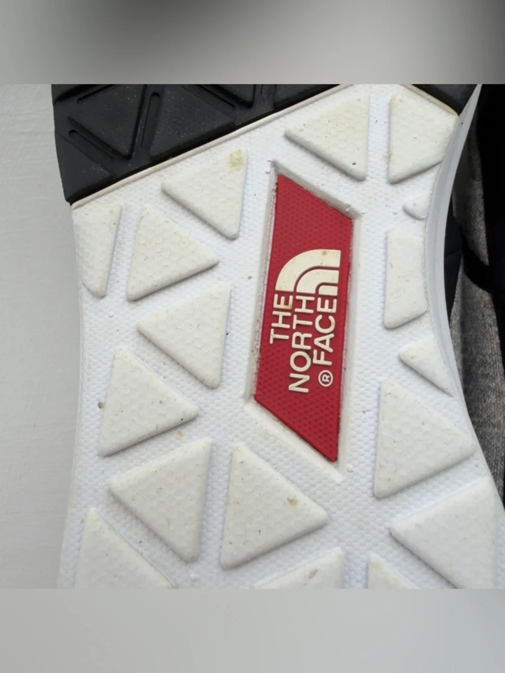 The North Face Kids Gray Quilted Lace-Up Boots